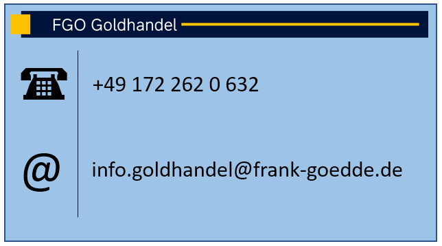 Kontaktinformation Goldhandel